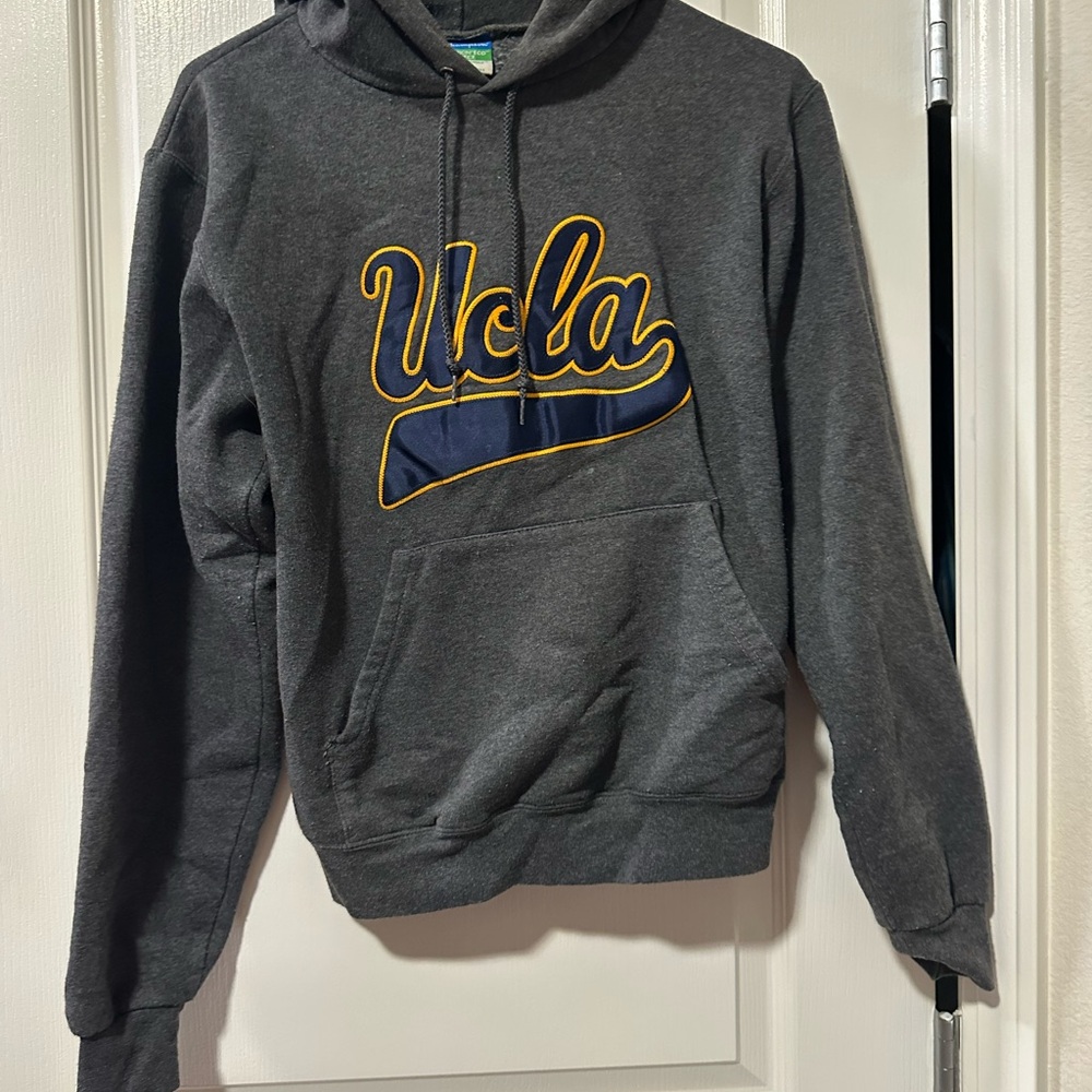 Champion Gray Hoodie with UCLA Logo